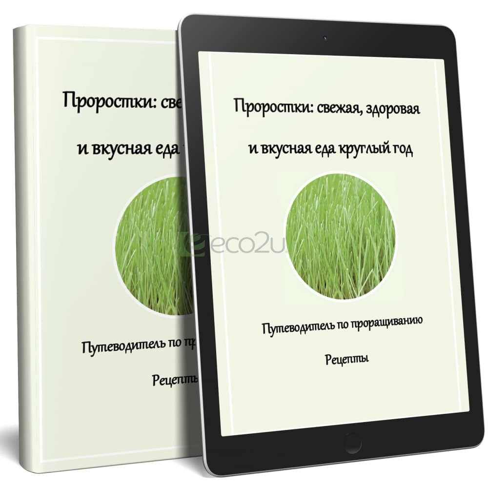 Электронная книга "Путеводитель по проращиванию, рецепты"