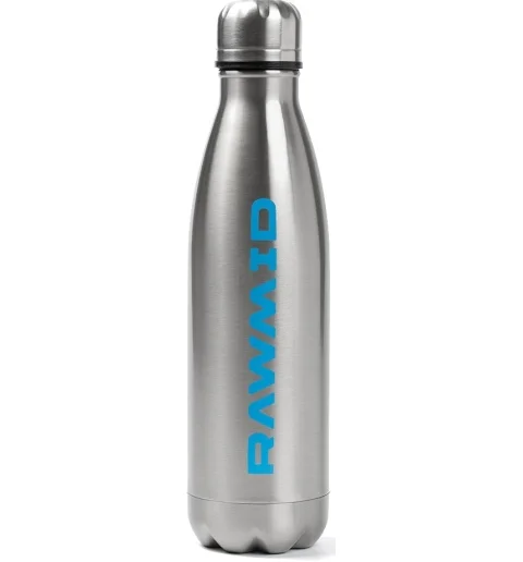 Спортивная бутылка RAWMID стальная, Серебристая