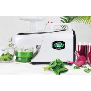 Двухшнековая соковыжималка Tribest Green Star Elite GSE-5000 белая - фото 7